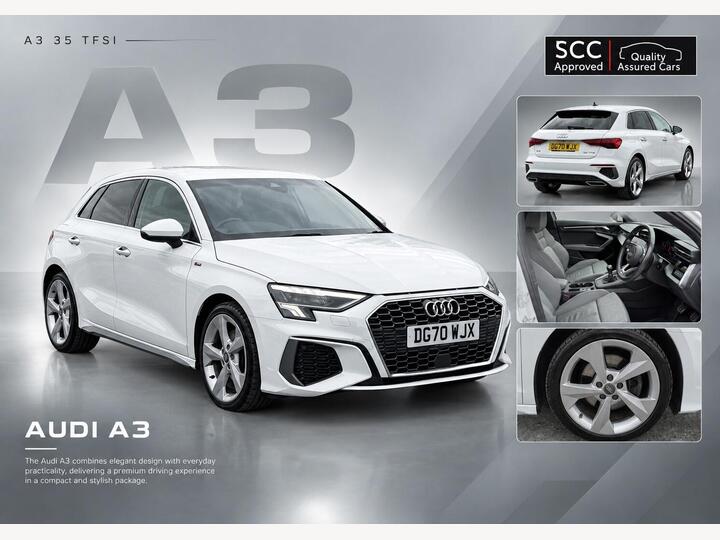 Audi A3 1.5 TFSI 35 S Line Sportback Euro 6 (s/s) 5dr
