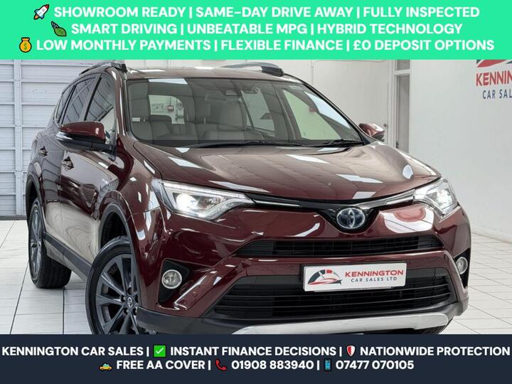 Toyota RAV4 2.5 VVT-h Excel CVT 4WD Euro 6 (s/s) 5dr (Safety Sense, Nav) Toyota RAV4 2.5 VVT-h Excel CVT 4WD Euro 6 (s/s) 5dr (Safety Sense, Nav)