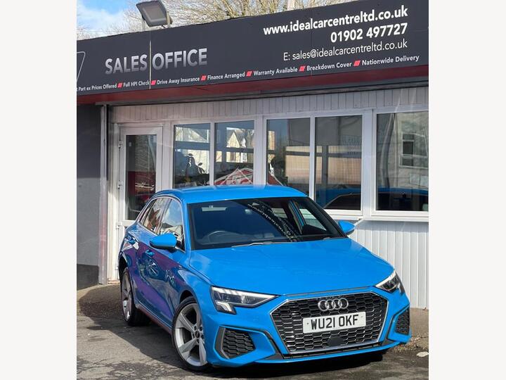 Audi A3 1.4 TFSIe 40 S Line Sportback S Tronic Euro 6 (s/s) 5dr 13kWh