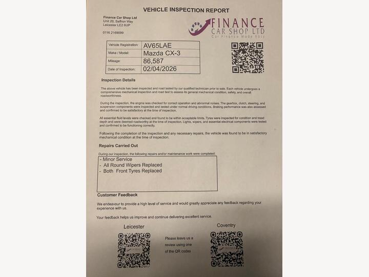 Mazda CX-3 2.0 SKYACTIV-G SE-L Nav Euro 6 (s/s) 5dr