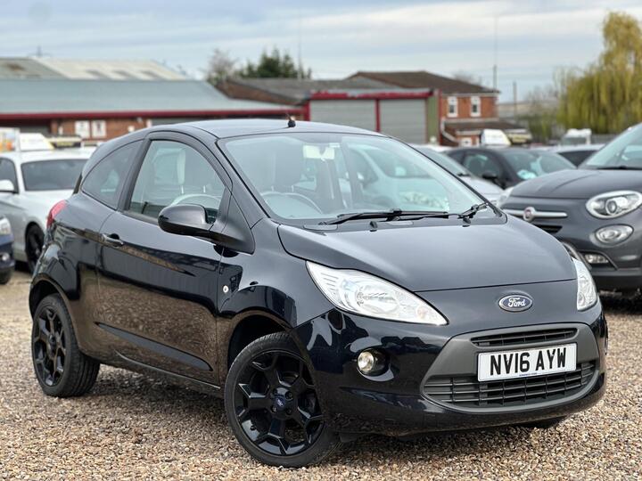 Ford Ka 1.2 Zetec Black Edition Euro 6 (s/s) 3dr