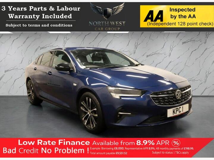 Vauxhall INSIGNIA 1.5 Turbo D Ultimate Nav Grand Sport Euro 6 (s/s) 5dr Vauxhall INSIGNIA 1.5 Turbo D Ultimate Nav Grand Sport Euro 6 (s/s) 5dr