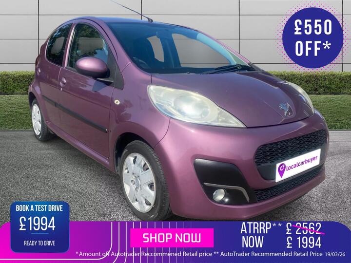 Peugeot 107 1.0 12V Active Euro 5 5dr