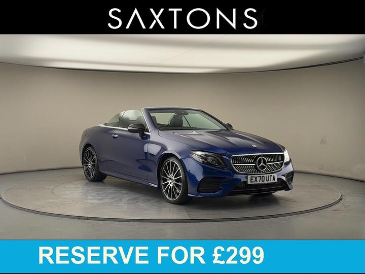Mercedes-Benz E Class 2.0 E350 AMG Line (Premium Plus) Cabriolet G-Tronic+ Euro 6 (s/s) 2dr