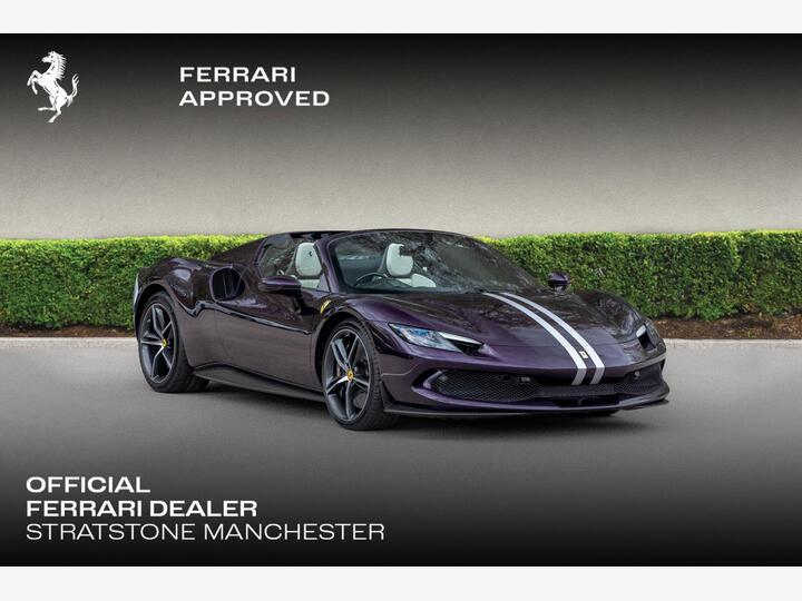 Ferrari 296 GTS 3.0T V6 7.45kWh Spider F1 DCT Euro 6 (s/s) 2dr Ferrari 296 GTS 3.0T V6 7.45kWh Spider F1 DCT Euro 6 (s/s) 2dr