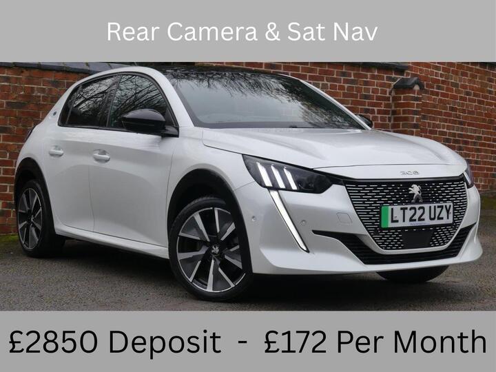 Peugeot E-208 50kWh GT Auto 5dr (7kW Charger)