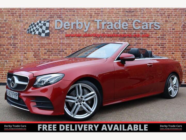 Mercedes-Benz E-CLASS 3.0 E400 V6 AMG Line (Premium Plus) Cabriolet G-Tronic+ 4MATIC Euro 6 (s/s) 2dr Mercedes-Benz E-CLASS 3.0 E400 V6 AMG Line (Premium Plus) Cabriolet G-Tronic+ 4MATIC Euro 6 (s/s) 2dr
