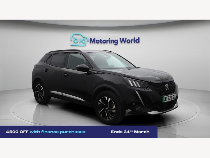 Peugeot E-2008 50kWh GT Auto 5dr (7kW Charger)