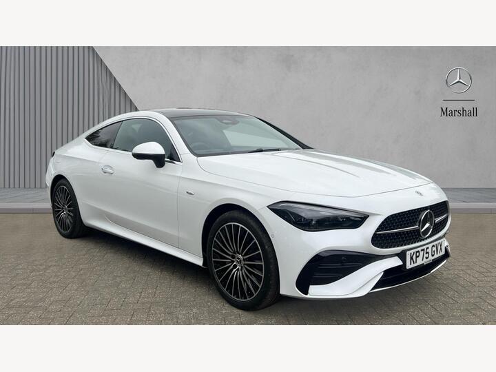 Mercedes-Benz CLE 2.0 CLE300e 25.4kWh AMG Line (Premium) G-Tronic+ Euro 6 (s/s) 2dr Mercedes-Benz CLE 2.0 CLE300e 25.4kWh AMG Line (Premium) G-Tronic+ Euro 6 (s/s) 2dr