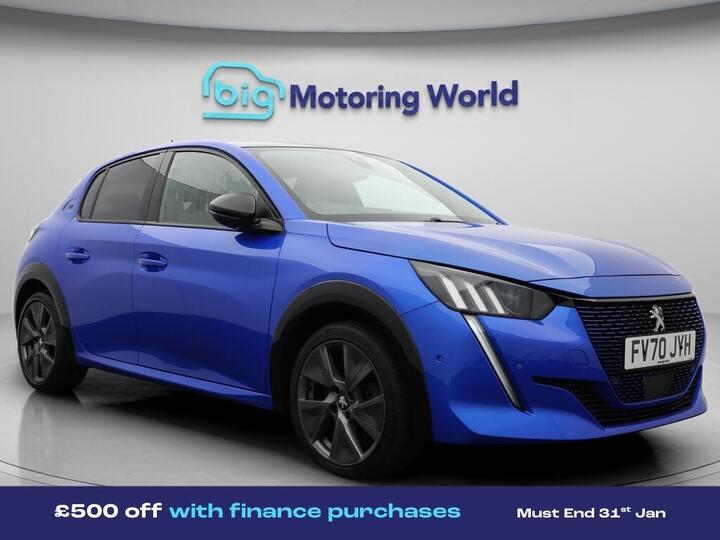 Peugeot E-208 50kWh GT Auto 5dr