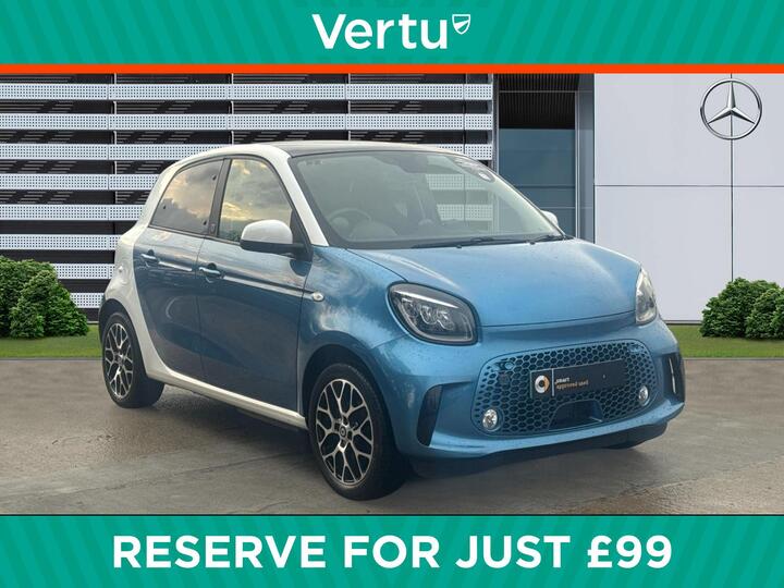 Smart EQ Forfour Hatchback 17.6kWh Exclusive Auto 5dr (22kW Charger) Smart EQ Forfour Hatchback 17.6kWh Exclusive Auto 5dr (22kW Charger)
