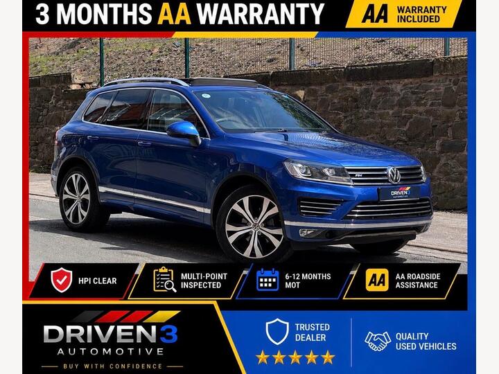 Volkswagen Touareg 3.0 TDI V6 BlueMotion Tech R-Line Tiptronic 4WD Euro 6 (s/s) 5dr