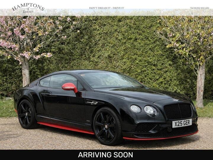 Bentley Continental 4.0 V8 GT S Auto 4WD Euro 6 2dr Bentley Continental 4.0 V8 GT S Auto 4WD Euro 6 2dr