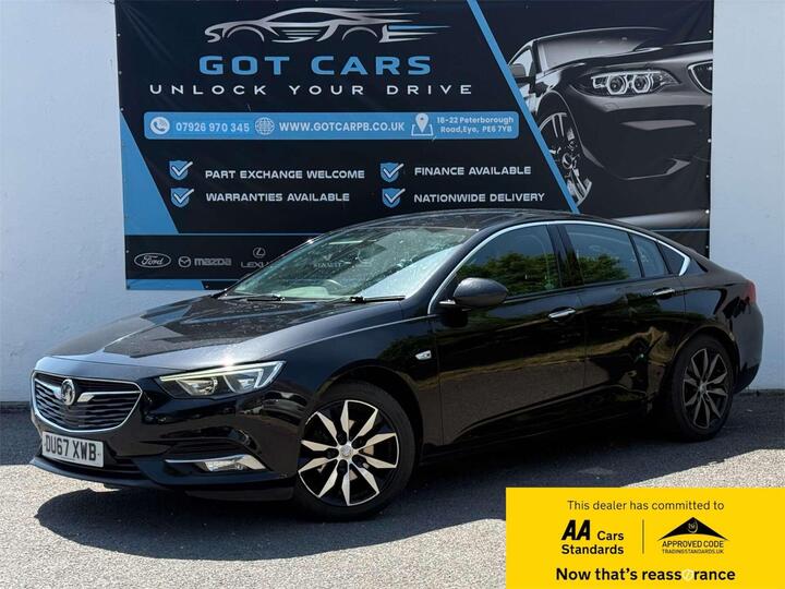 Vauxhall Insignia 1.5i Turbo Tech Line Nav Grand Sport Euro 6 (s/s) 5dr