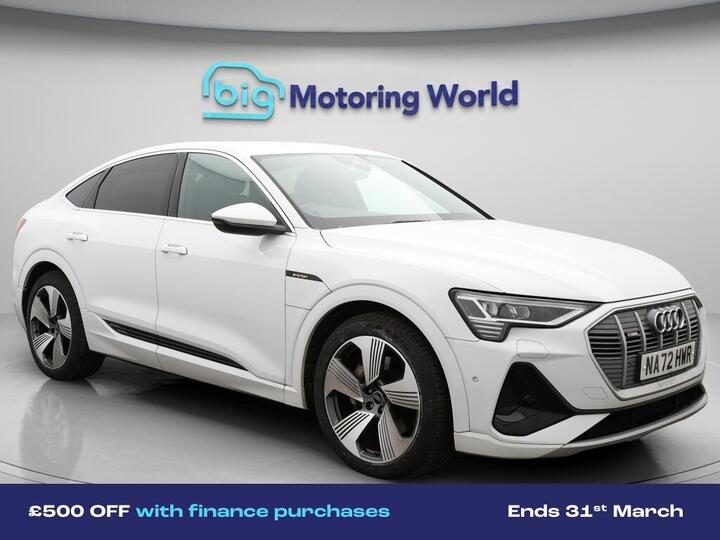 Audi E-tron 55 S Line Sportback Auto Quattro 5dr 95kWh (11kW Charger)