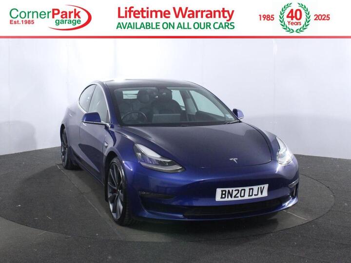 Tesla Model 3 (Dual Motor) Performance Auto 4WDE 4dr (Performance Upgrade)