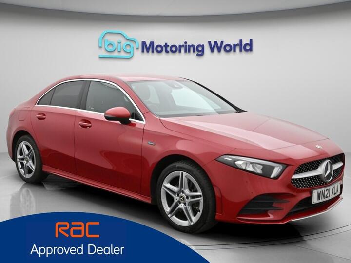 Mercedes-Benz A Class 1.3 A250e 15.6kWh AMG Line 8G-DCT Euro 6 (s/s) 4dr Mercedes-Benz A Class 1.3 A250e 15.6kWh AMG Line 8G-DCT Euro 6 (s/s) 4dr
