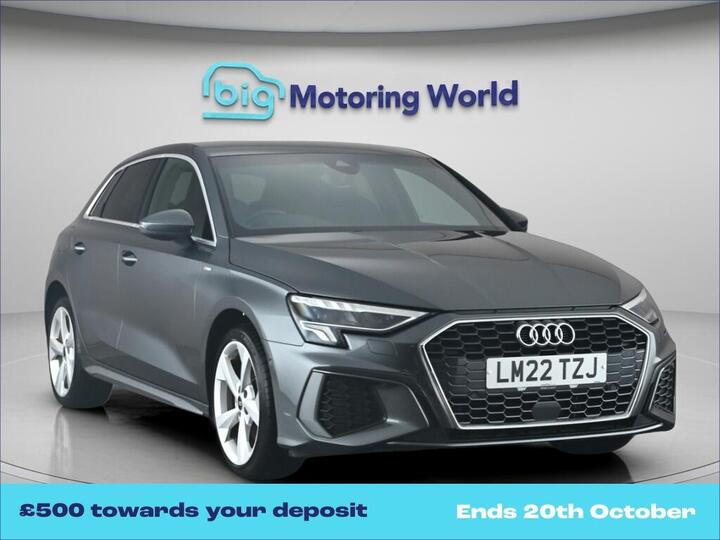 Audi A3 1.4 TFSIe 40 S Line Sportback S Tronic Euro 6 (s/s) 5dr 13kWh
