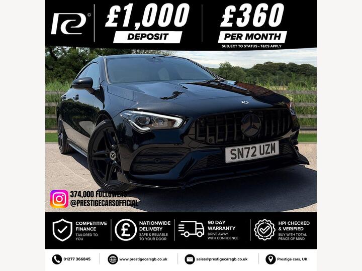 Mercedes-Benz CLA 1.3 CLA200 AMG Line (Premium) Coupe 7G-DCT Euro 6 (s/s) 4dr