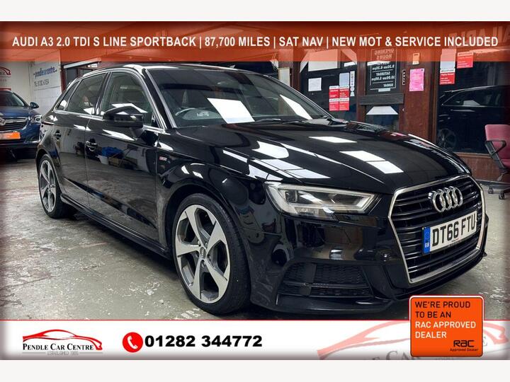Audi A3 2.0 TDI S Line Sportback Euro 6 (s/s) 5dr