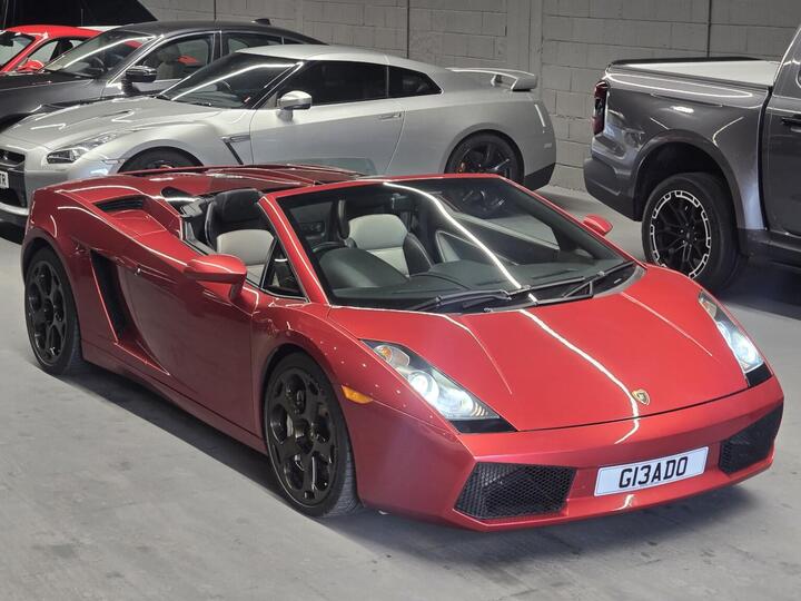 Lamborghini GALLARDO 5.0 V10 Spyder EGear 4WD Euro 4 2dr Lamborghini GALLARDO 5.0 V10 Spyder EGear 4WD Euro 4 2dr