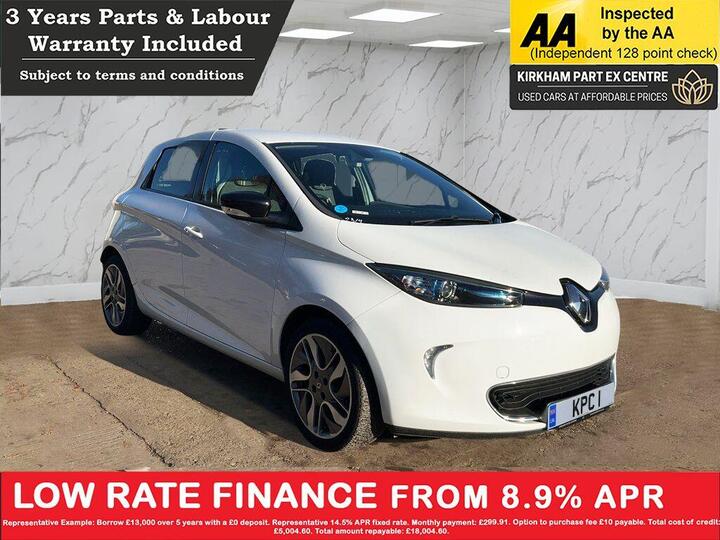 Renault ZOE 22kWh Dynamique Nav Auto 5dr (Quick Charge, Battery Lease)