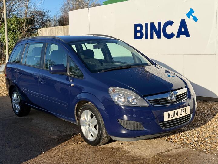 Vauxhall Zafira 1.8 16V Exclusiv Euro 5 5dr