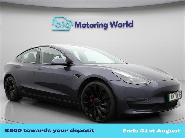 Tesla Model 3 (Dual Motor) Performance Auto 4WDE 4dr (Performance Upgrade)