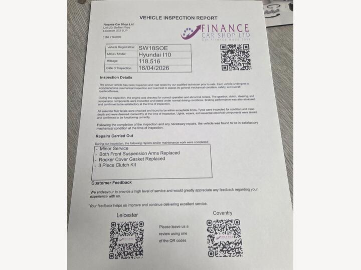 Hyundai I10 1.0 GO! SE Euro 6 5dr