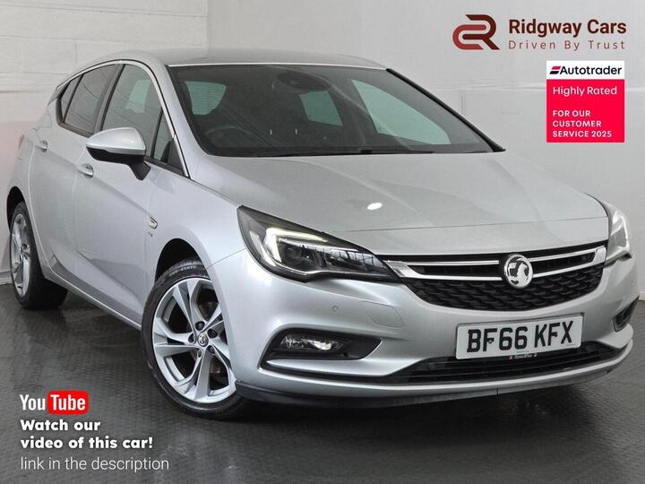 Vauxhall Astra 1.0i Turbo EcoFLEX SRi Nav Euro 6 (s/s) 5dr Vauxhall Astra 1.0i Turbo EcoFLEX SRi Nav Euro 6 (s/s) 5dr