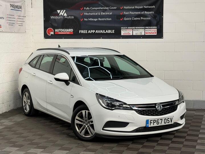 Vauxhall ASTRA 1.0i Turbo EcoTEC Tech Line Nav Sports Tourer Euro 6 (s/s) 5dr