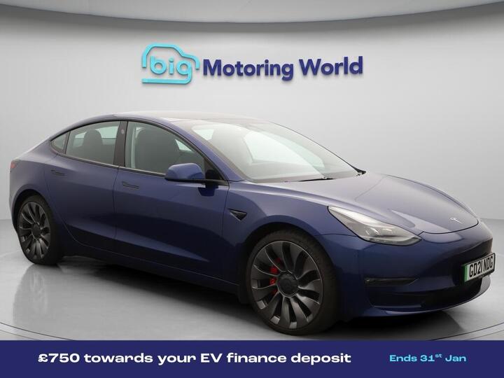 Tesla Model 3 (Dual Motor) Performance Auto 4WDE 4dr (Performance Upgrade)