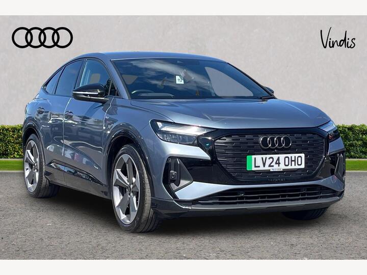 Audi Q4 E-tron Sportback 40 Black Edition Sportback Auto 5dr 82kWh Audi Q4 E-tron Sportback 40 Black Edition Sportback Auto 5dr 82kWh