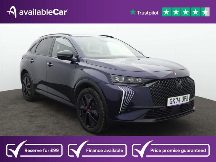 DS AUTOMOBILES DS 7 1.5 BlueHDi Performance Line + EAT8 Euro 6 (s/s) 5dr DS AUTOMOBILES DS 7 1.5 BlueHDi Performance Line + EAT8 Euro 6 (s/s) 5dr