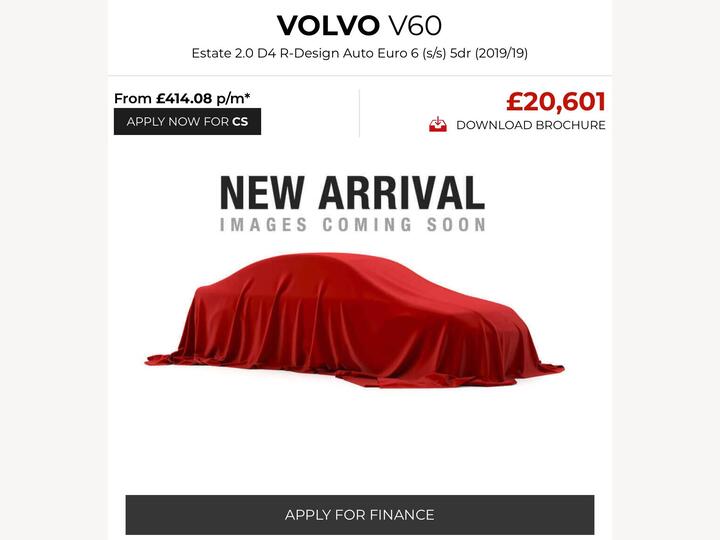 Volvo V60 2.0 D4 R-Design Auto Euro 6 (s/s) 5dr