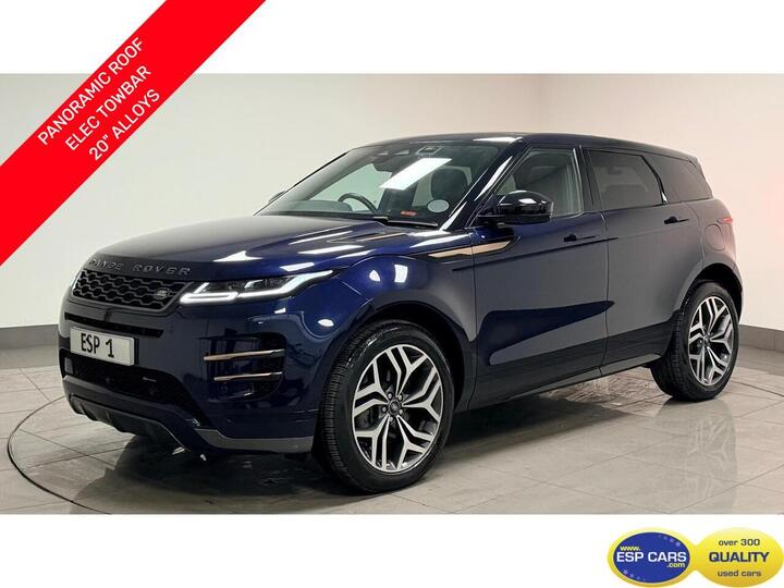 Land Rover Range Rover Evoque 1.5 P300e 12.2kWh R-Dynamic HSE Auto 4WD Euro 6 (s/s) 5dr Land Rover Range Rover Evoque 1.5 P300e 12.2kWh R-Dynamic HSE Auto 4WD Euro 6 (s/s) 5dr
