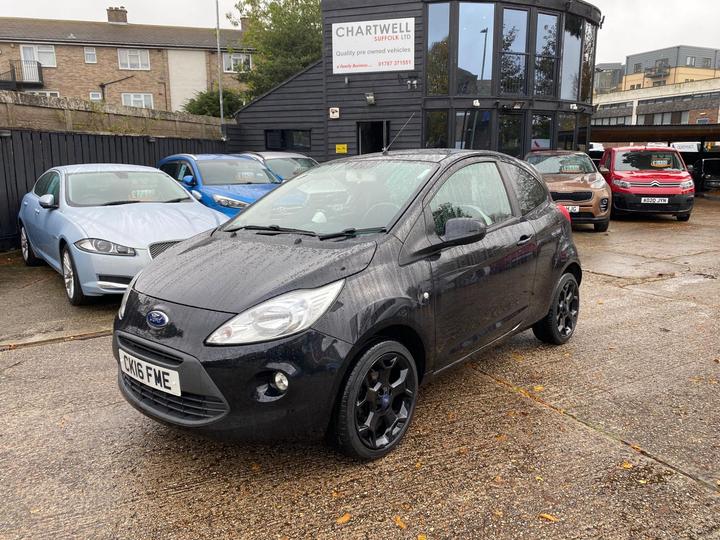 Ford Ka 1.2 Zetec Black Edition Euro 6 (s/s) 3dr