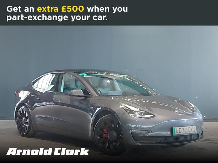 Tesla Model 3 (Dual Motor) Performance Auto 4WDE 4dr (Performance Upgrade)