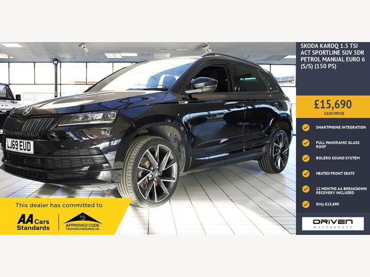 Skoda KAROQ 1.5 TSI ACT SportLine Euro 6 (s/s) 5dr Skoda KAROQ 1.5 TSI ACT SportLine Euro 6 (s/s) 5dr