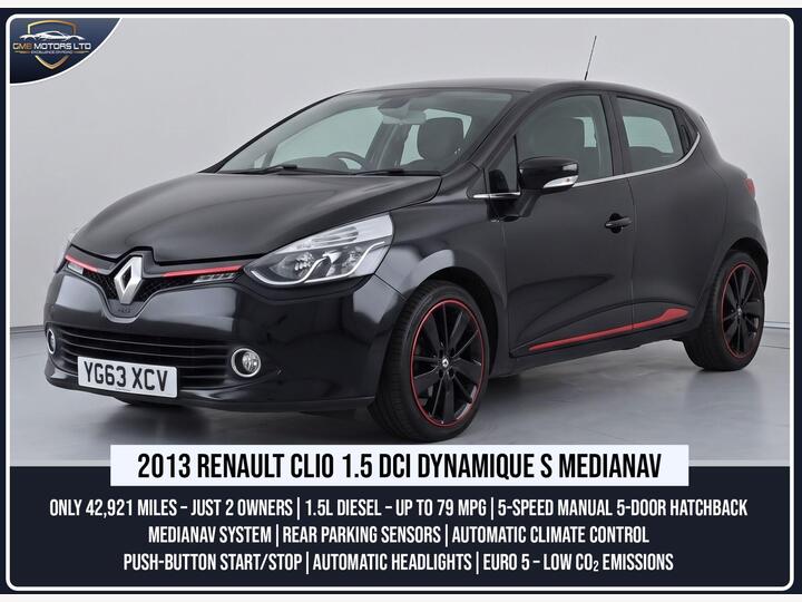 Renault Clio 1.5 DCi Dynamique S MediaNav Euro 5 (s/s) 5dr