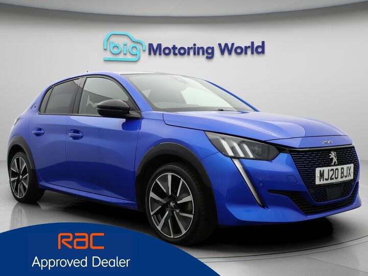 Peugeot E-208 50kWh GT Line Auto 5dr