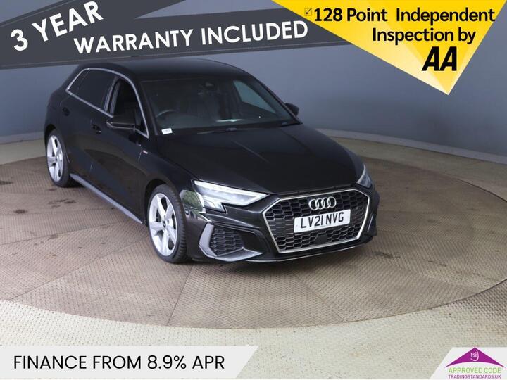 Audi A3 1.0 TFSI 30 S Line Sportback S Tronic Euro 6 (s/s) 5dr