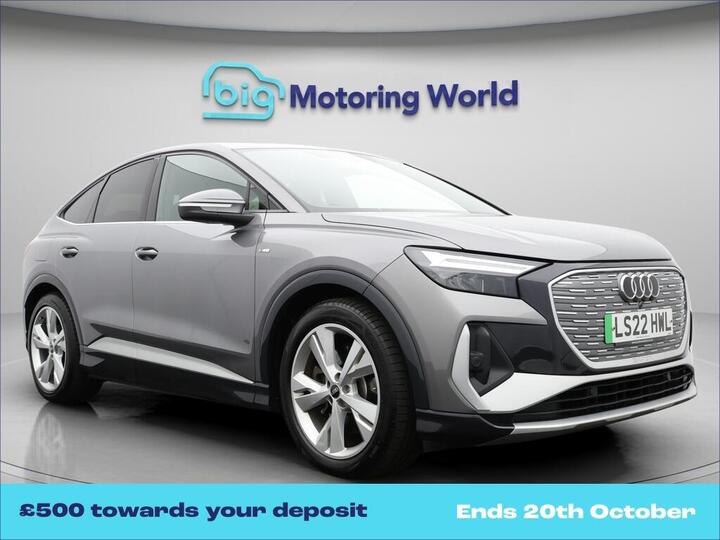 Audi Q4 E-tron 50 S Line Sportback Auto Quattro 5dr 82kWh