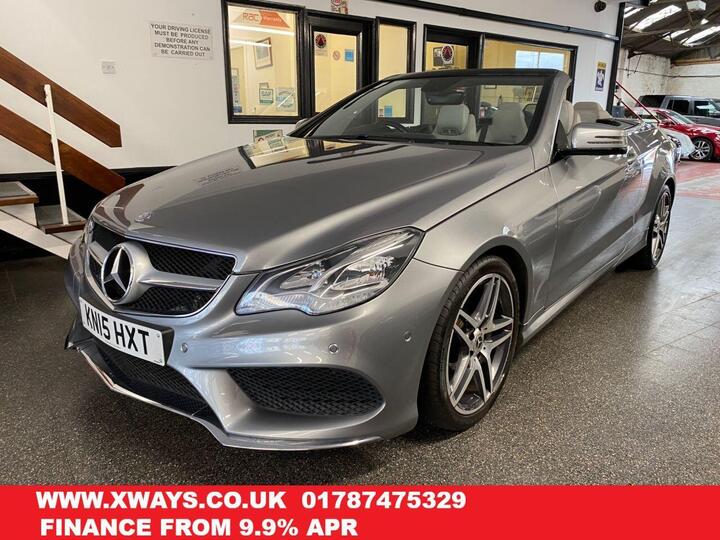 Mercedes-Benz E-CLASS 3.0 E350d V6 BlueTEC AMG Line Cabriolet G-Tronic+ Euro 6 (s/s) 2dr Mercedes-Benz E-CLASS 3.0 E350d V6 BlueTEC AMG Line Cabriolet G-Tronic+ Euro 6 (s/s) 2dr