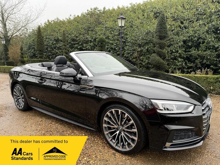 Audi A5 Cabriolet 2.0 TFSI S Line S Tronic Quattro Euro 6 (s/s) 2dr Audi A5 Cabriolet 2.0 TFSI S Line S Tronic Quattro Euro 6 (s/s) 2dr