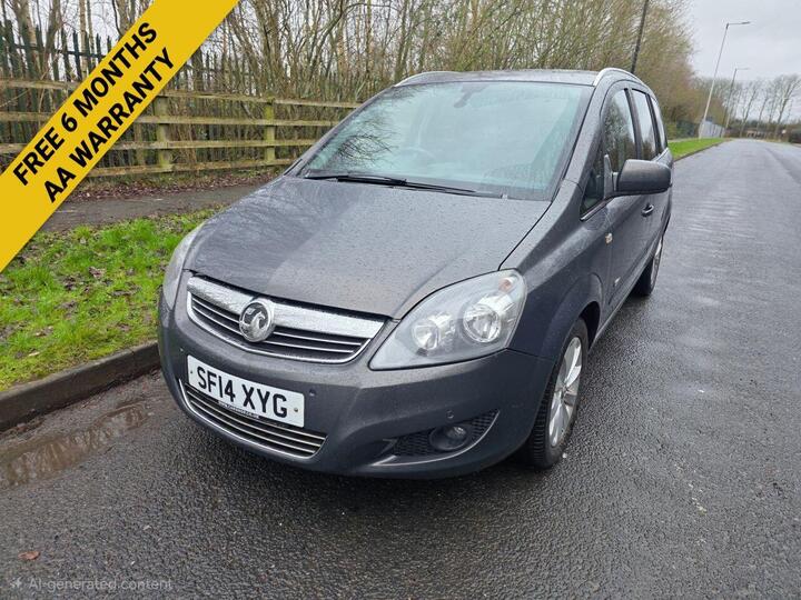 Vauxhall ZAFIRA 1.7 CDTi EcoFLEX Design Euro 5 5dr (SNav)