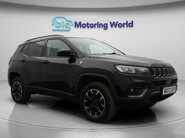 Jeep Compass 1.3 GSE T4 11.4kWh Trailhawk Auto 4xe Euro 6 (s/s) 5dr Jeep Compass 1.3 GSE T4 11.4kWh Trailhawk Auto 4xe Euro 6 (s/s) 5dr
