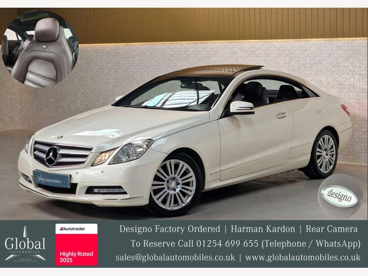 Mercedes-Benz E-CLASS 2.1 E250 CDI BlueEfficiency SE G-Tronic+ Euro 5 (s/s) 2dr