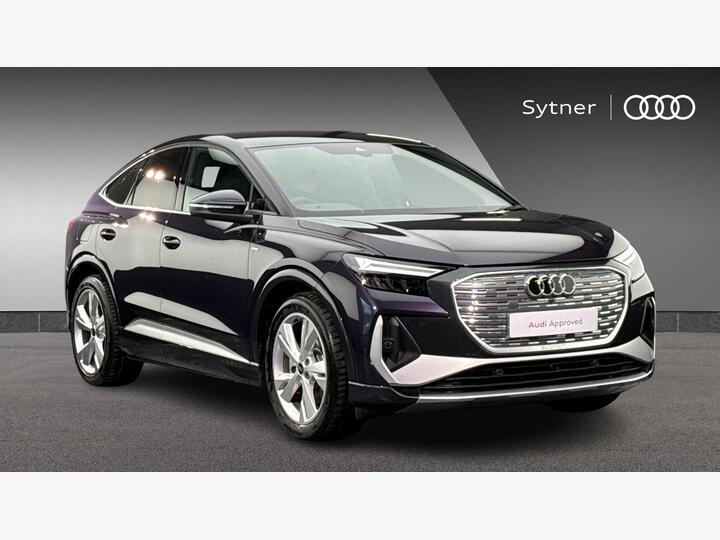 Audi Q4 E-tron 45 S Line Sportback Auto 5dr 82kWh Audi Q4 E-tron 45 S Line Sportback Auto 5dr 82kWh