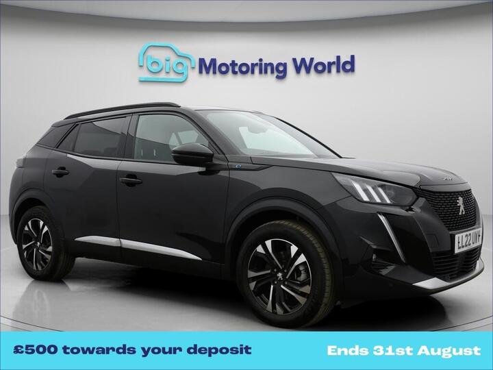 Peugeot E-2008 50kWh GT Auto 5dr (7kW Charger)